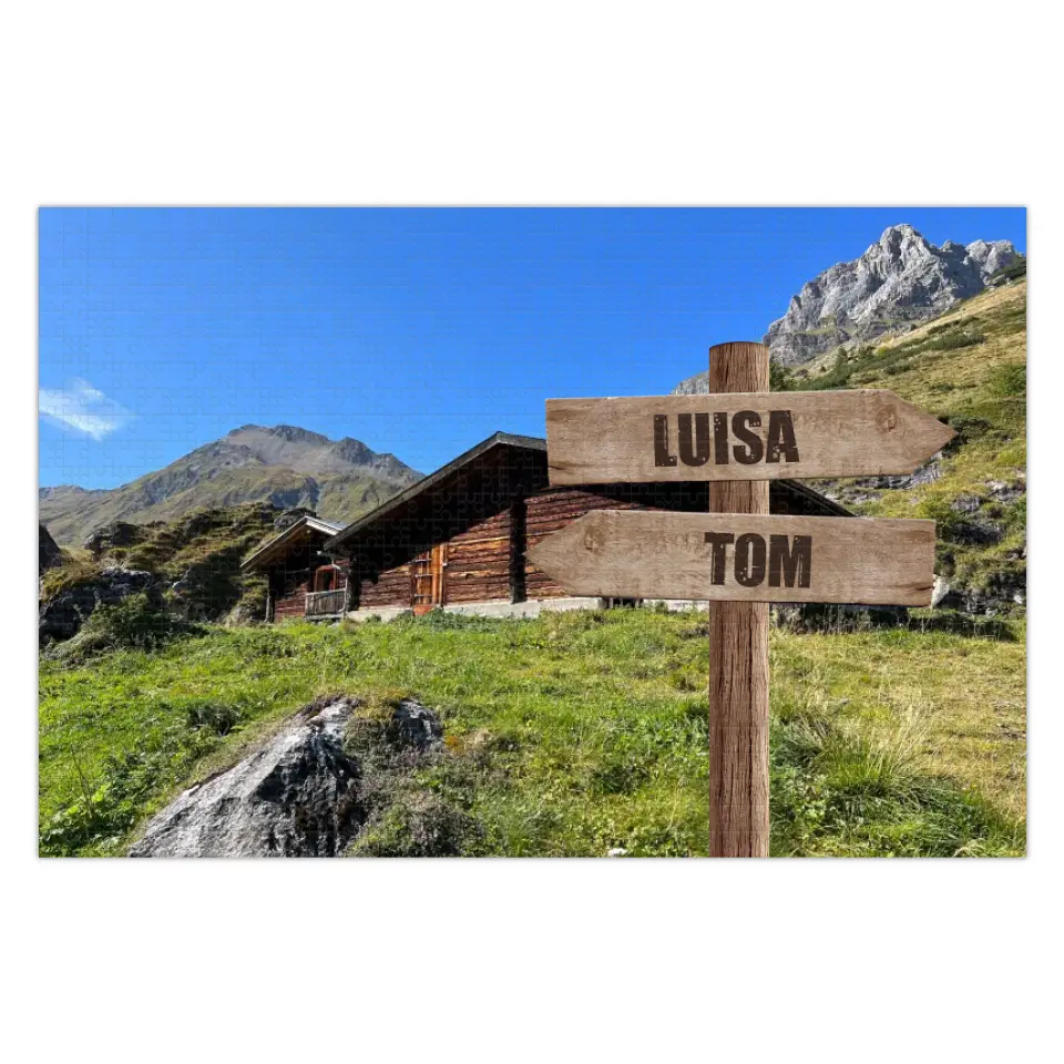 Personalisiertes Puzzle "Zillertal"