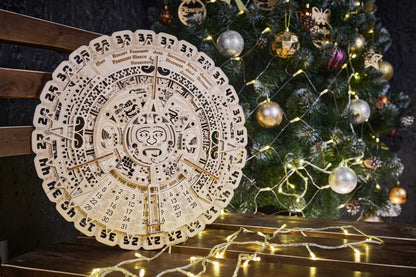 WOODTRICK I Mayan Calendar I Holzpuzzle