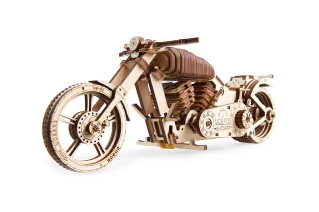 UGEARS I Motorrad I Holzpuzzle